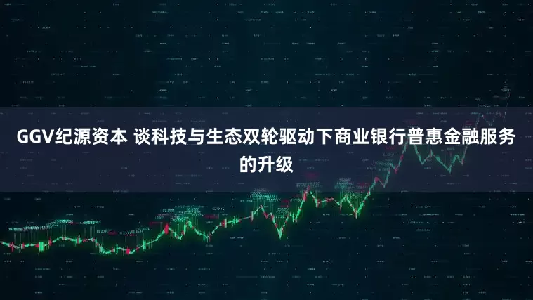 GGV纪源资本 谈科技与生态双轮驱动下商业银行普惠金融服务的升级